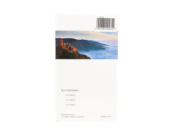 Lee Resin Coral Set 3stk filter, Varme nyanser, 100x150mm